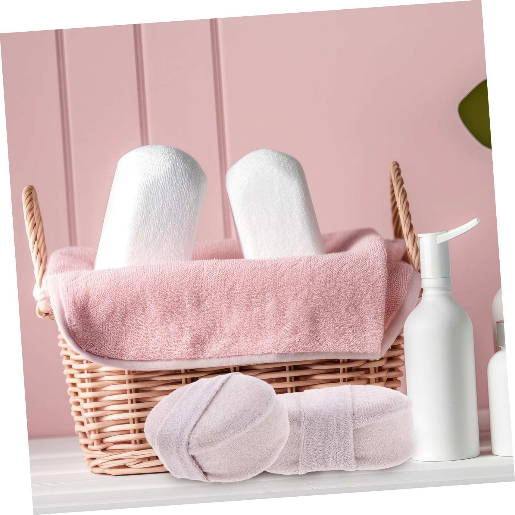 Healeved 8pezzi Guanti Esfolianti Spugna Di Luffa Naturale Per Doccia Di Spugne Scrub Per Uomo e Donna Grigio