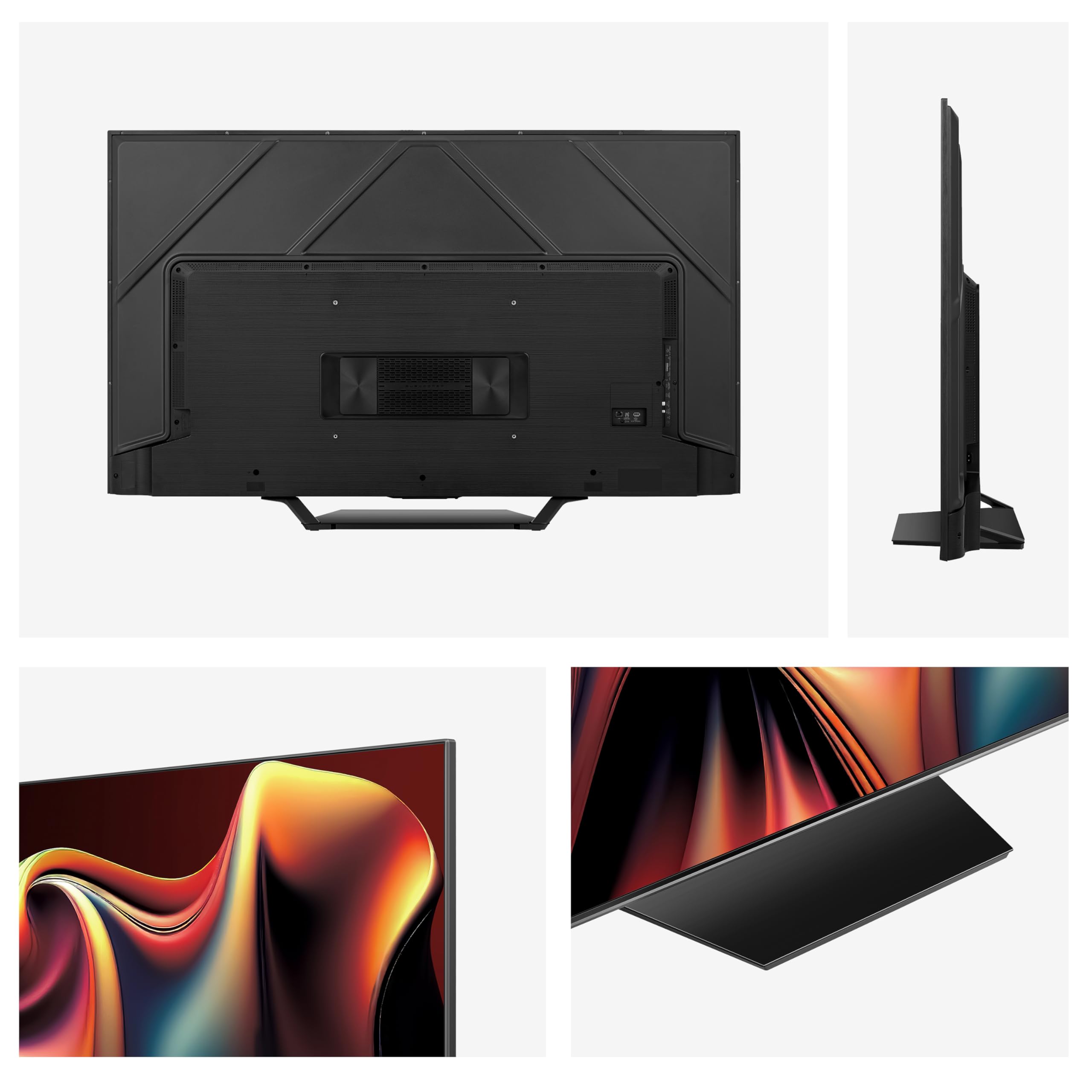 Hisense TV 55" Mini-LED 4K 55U72NQ, Smart TV VIDAA U7, Dolby Vision IQ, HDR 10+ Adaptive, 144Hz Game Mode PRO, Alexa Built-in, VIDAA Voice, Tuner DVB-T2/S2 HEVC 10, lativù 4K, 55'', 2024 U7 144Hz