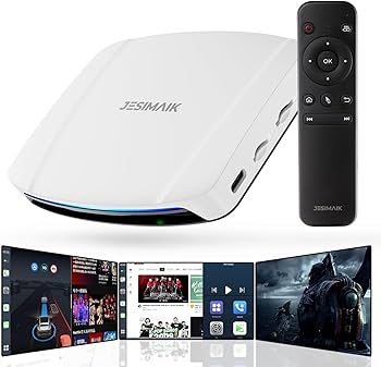 Amazon.co.jp: JESIMAIK CarPlay Ai Box 動画再生可能 画面自由分割