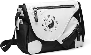 Niepce Inc Streetwear Canvas Crossbody Messenger Bag for Men | Travel, Everyday Use, 15 Inch Laptops