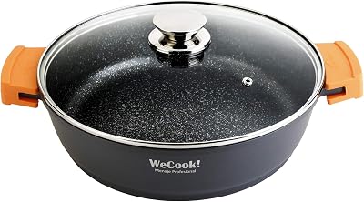 WECOOK Ecochef Titanio — Cacerola baja con tapa