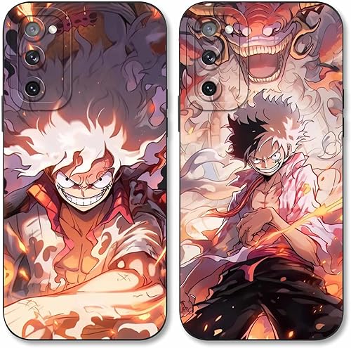 Miniatura 1 de 2 fundas de teléfono de anime para Samsung Galaxy S20 FE de 6.5 pulgadas, fundas de estética con estampado de manga, diseño de dibujos animados de