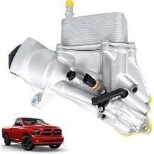 68624177AA Engine Oil Filter Housing, Compatible with 2014-2019 Ram 1500 3.0L V6 Diesel Engine, Replaces 68229403AA 46343220 68531248AA