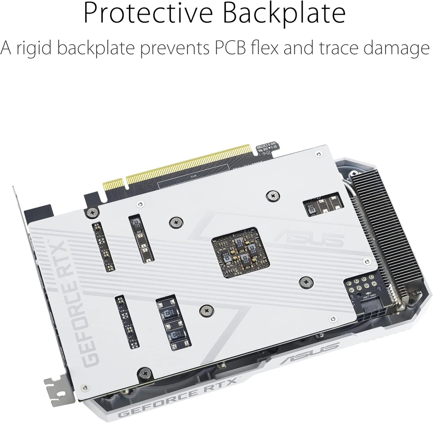ASUS DUAL NVIDIA GeForce RTX 3060 OC Edition Scheda Grafica Gaming, OpenGL 4.6, 8 GB GDDR6, PCIe 4.0, HDMI 2.1a, DisplayPort 1.4a, GPU Tweak II, Bianco ASUS DUAL NVIDIA GeForce RTX 3060 OC Edition Scheda Grafica Gaming, OpenGL 4.6, 8 GB GDDR6, PCIe 4.0, HDMI 2.1a, DisplayPort 1.4a, GPU Tweak II, Bianco