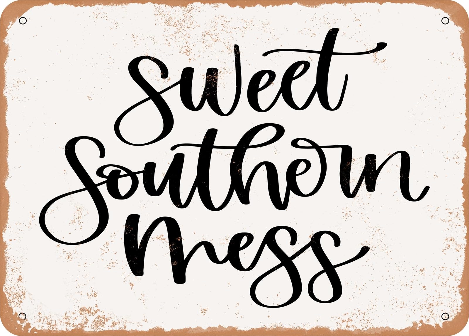 Miaomansenstore Metal Sign - Sweet Southern Mess - 2 - Vintage Look Sign Home Decor