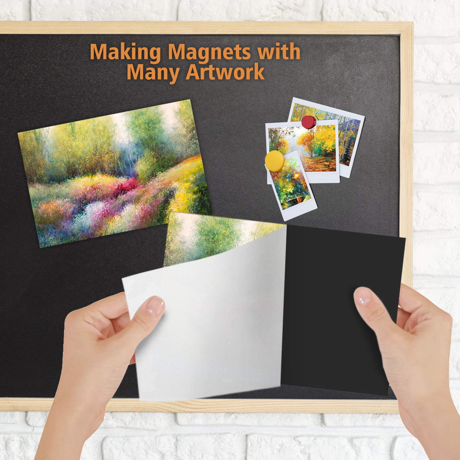 Weekly Top Sale Magnetic Sheets with Adhesive 4 X 6 Inch, Magicfly 30 Pack Flexible Magnet Sheets for Crafts, Photos and Die Storage, Easy Peel and Stick Get Special Price Magnetic Sheets with Adhesive 4 X 6 Inch, Magicfly 30 Pack Flexible Magnet Sheets for Crafts, Photos and Die Storage, Easy Peel and Stick