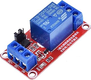 One 1 Channel 12V Relay Module Board Shield with Optocoupler Support High and Low Level Trigger Power Supply Module for Arduino