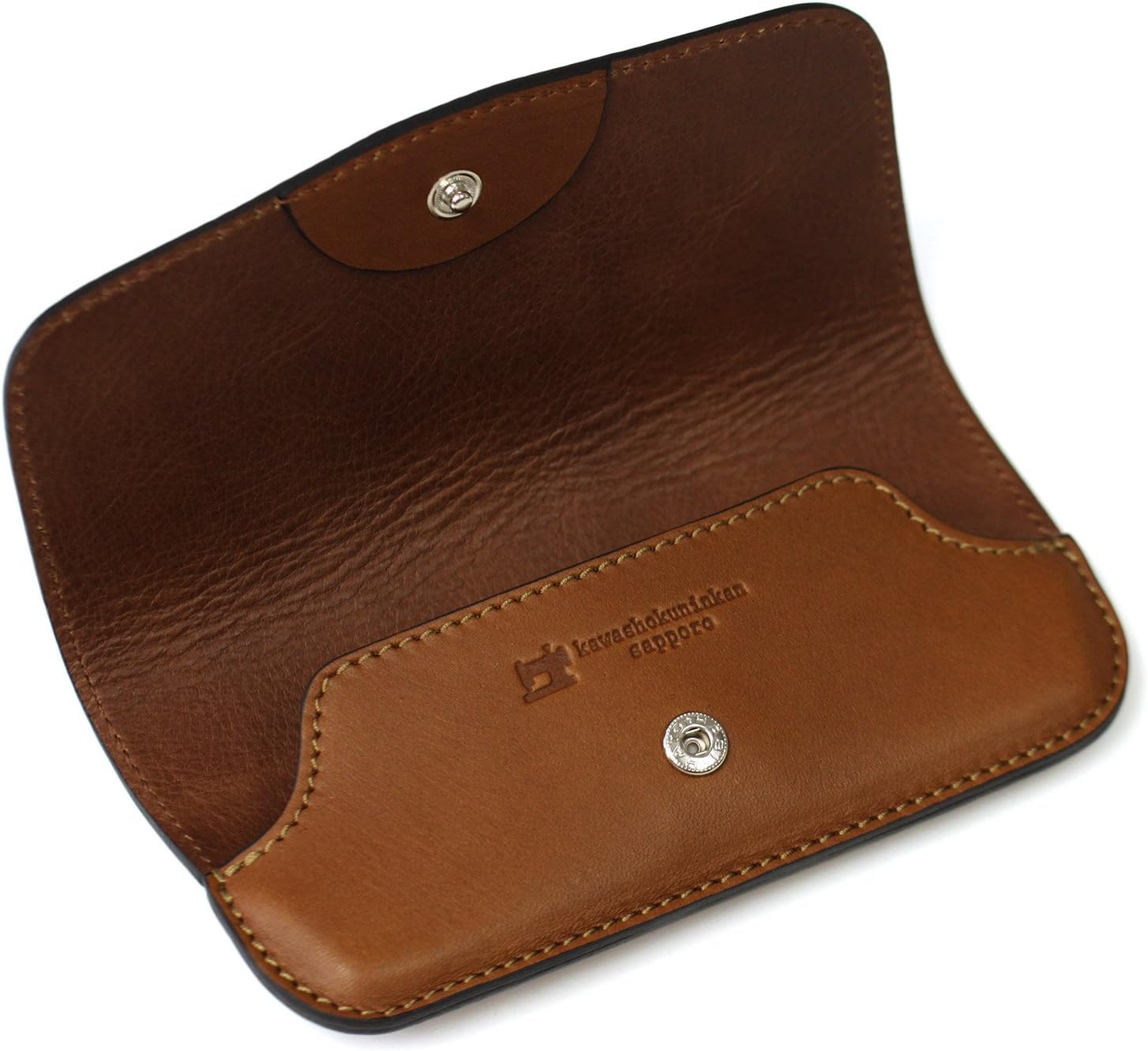 [カワショクニンカンサッポロ] [札幌革職人館] メガネケース 日本製 牛革 オイルドレザー