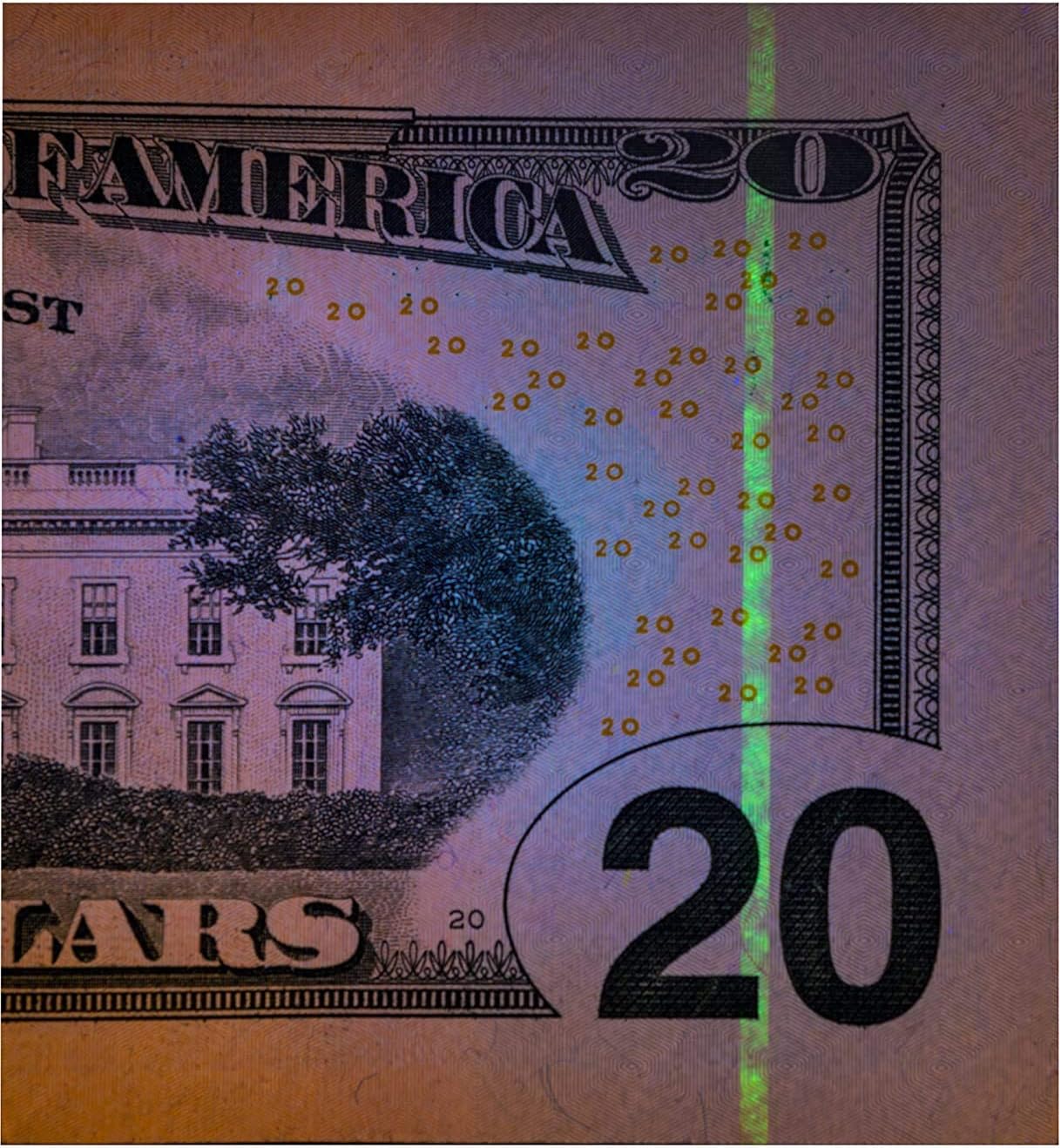 Dri Mark Dual Test - The Original Smart Money Pen with UV LED Cap Counterfeit Detector System - Plus 2 Free Detector Pens - Money Loss Prevention - Fraud Protection : Counterfeit Bill Detectors : Office Products