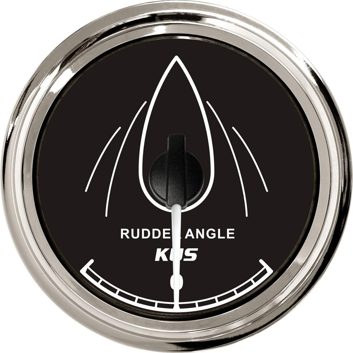 KUS SQ Series DN85mm Rudder Angle Gauge 0-190ohm PN: JMQ00001 (Black)