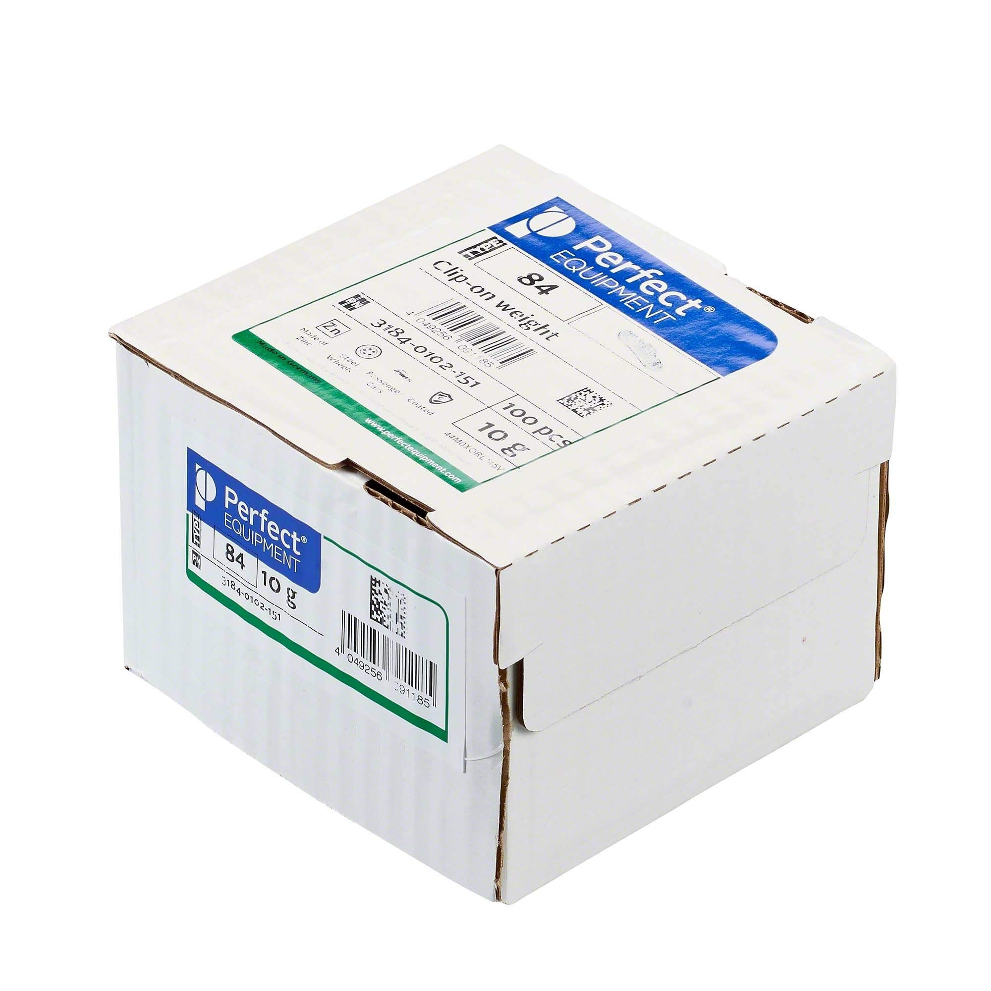 100× masse à frapper Perfect Equipment -Typ 84- 10 g, zinc, argent