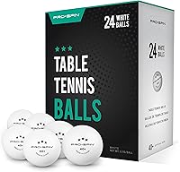 PRO-SPIN 3-Star Ping Pong Balls (12/24/60 Packs) - Durable 40+ ABS Table Tennis Balls for Pro Play & Family Fun