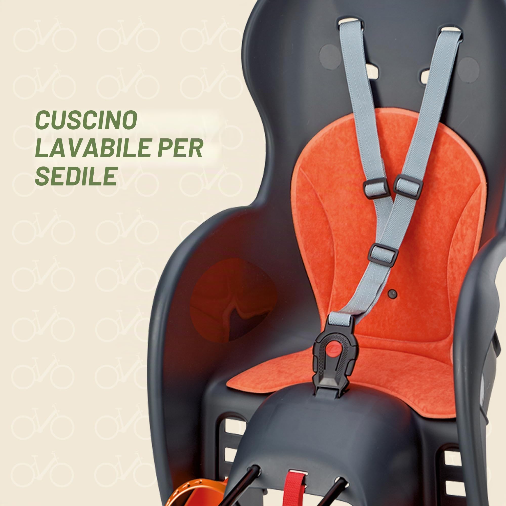 Prophete, Seggiolino di Sicurezza per Bambini, Posteriore, Grigio (Grau-Orange)