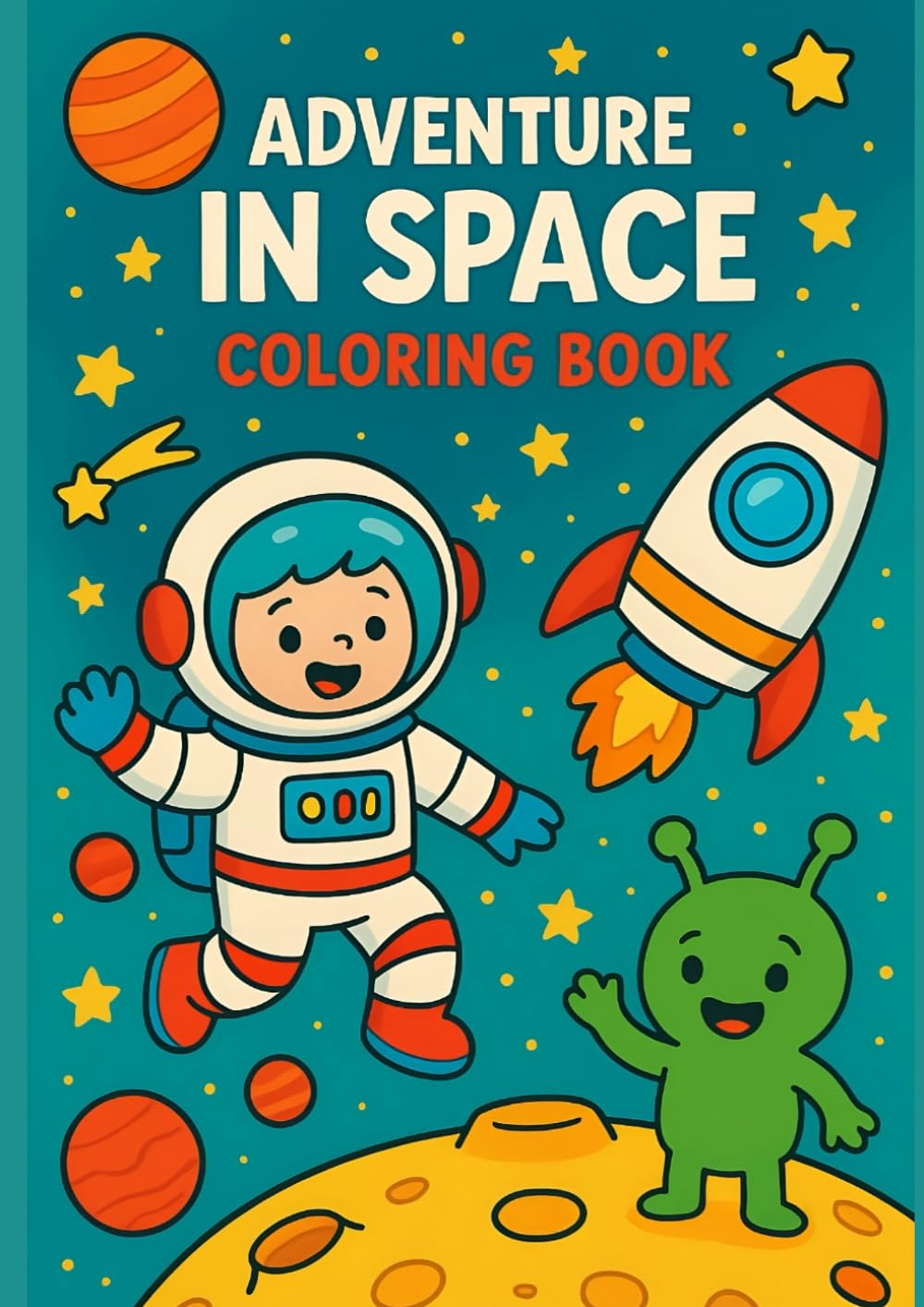 Adventure in Space: Coloring Book