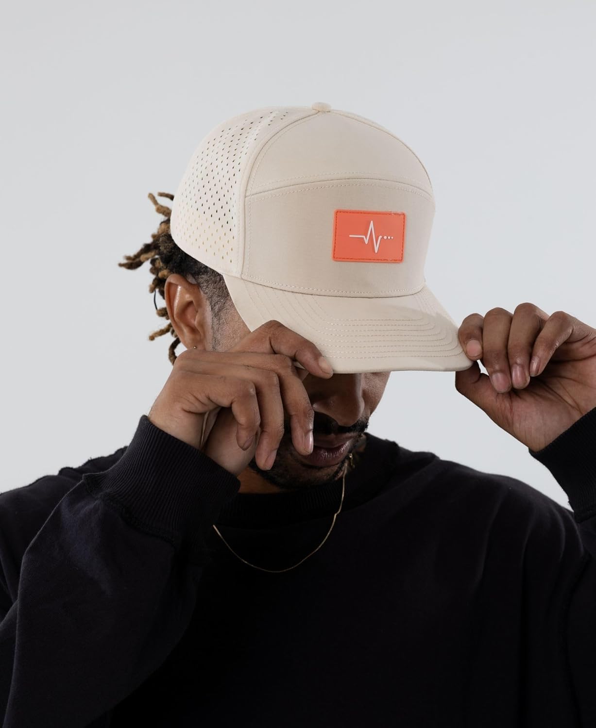 VYBE Performance Snapback Hat - Water-Repellent, Breathable Athletic Baseball Cap for Golf, Gym, Sports, Water