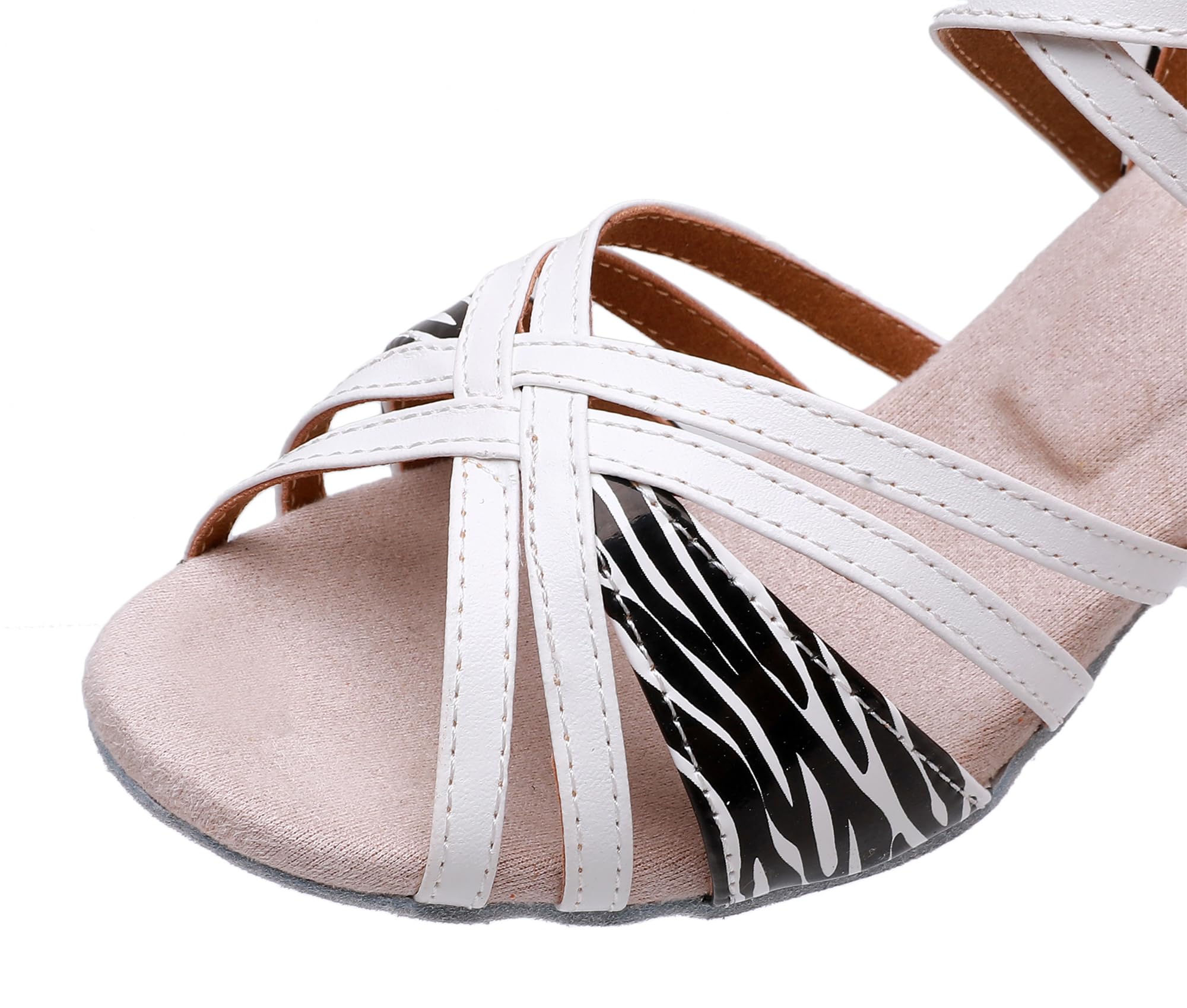 Rosefinch Latynoskie buty do tańca dla kobiet, nowe klasyczne style Salsa Ballroom Performance, profesjonalne buty do tańca, obcas 5/7 cm, rozmiar 34-43 EU