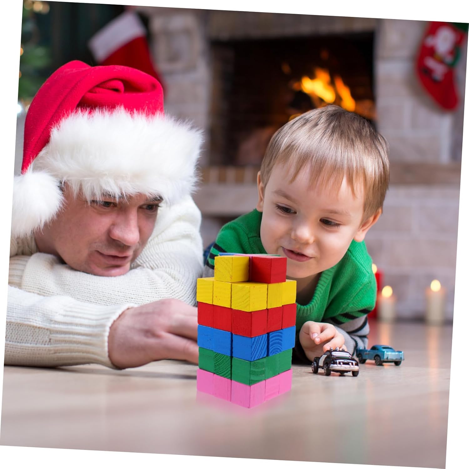 BESPORTBLE 200Pcs Building Blocks Safe Stacking for Cognitive Playthings for Interactive Family Fun Develops Motor Skills and Curiosity