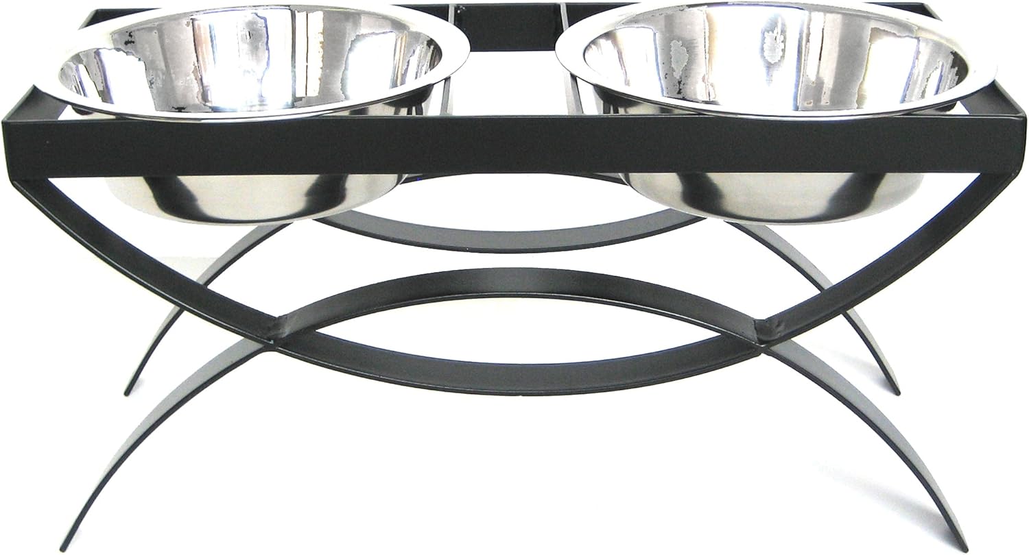 Seesaw Double Bowl Elevated Diner - 7 - Raised Feeder