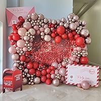 Vista 115 de 36 Panels Giltter Wall Backdrop Pink Shimmer Wall Backdrop for Party Wedding Birthday Engagement Bachelorette Parties Anniversary Decoration