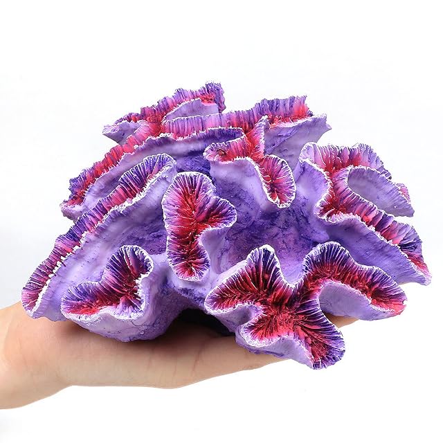Foto 2 de 8 de Besimple Adornos de Coral para Acuario, decoración de Plantas de pecera, decoración para Paisaje de Acuario