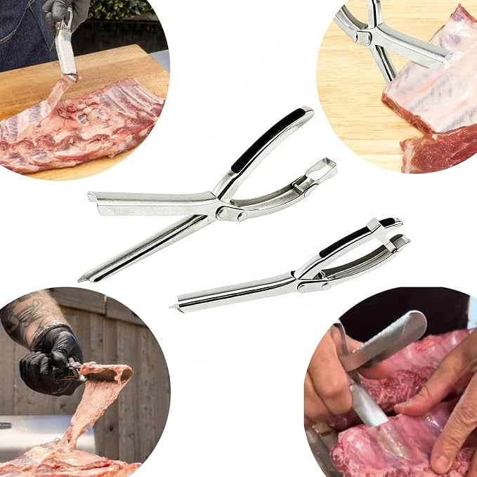 Herramienta para retirar membrana de costillas de acero inoxidable miniatura 4