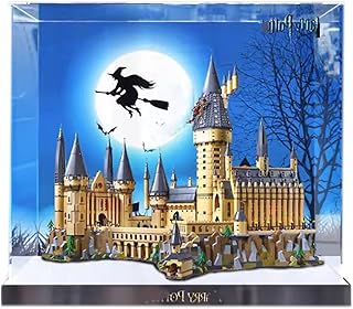 Acrylic Display Case for Lego Harry Potter Hogwarts Castle 71043,Showcase,Protect & Decorate Model with Dustproof Storage (Background G)