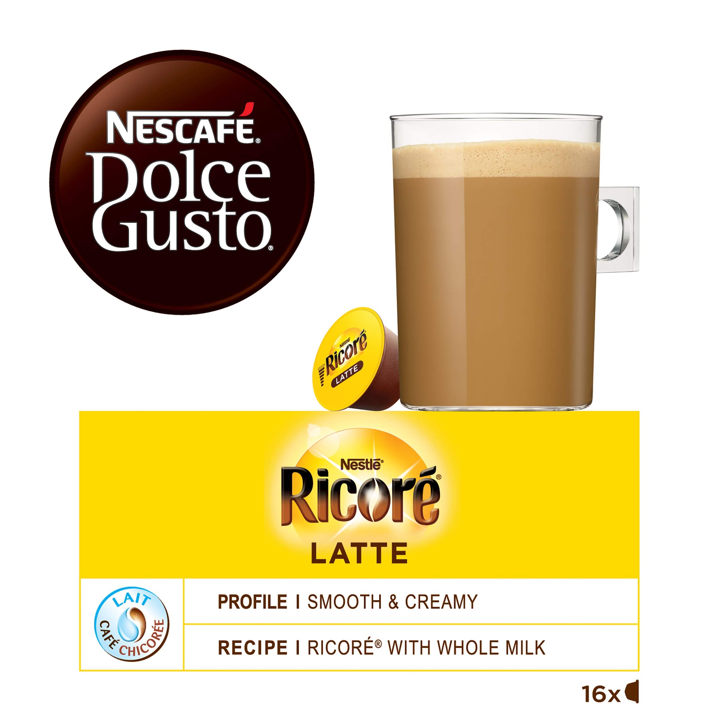 Nescafé Dolce Gusto Dolce Gusto Latte Ricoré 48 Cápsulas Lot De 3 X 16 Cápsulas