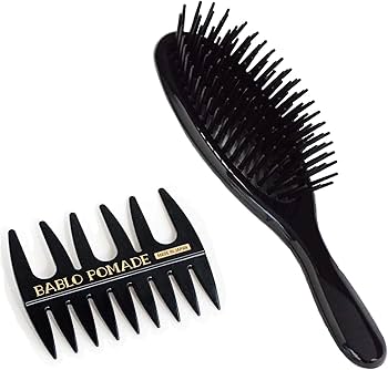 Amazon | BABLO POMADE メッシュコーム ヘアブラシ 2点セット メンズ