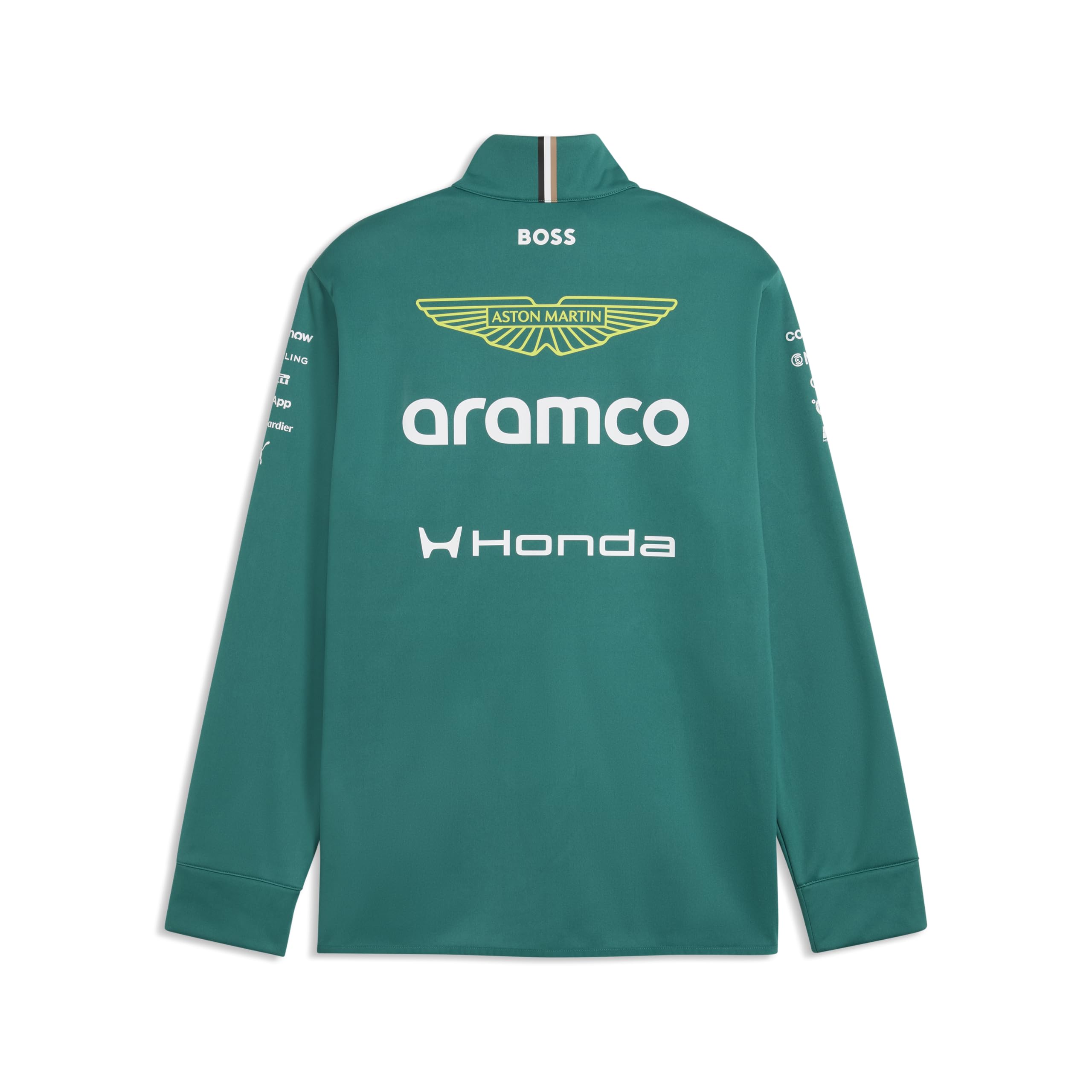 PUMA Aston Martin F1 2026 Chaqueta softshell del equipo para hombre – Verde