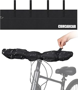 Handlebar Cover Ebike Transport Protection, 35.8* 9 in Widen lengthen Handlebar Protective Cover Handlebar Hood for Bicycle