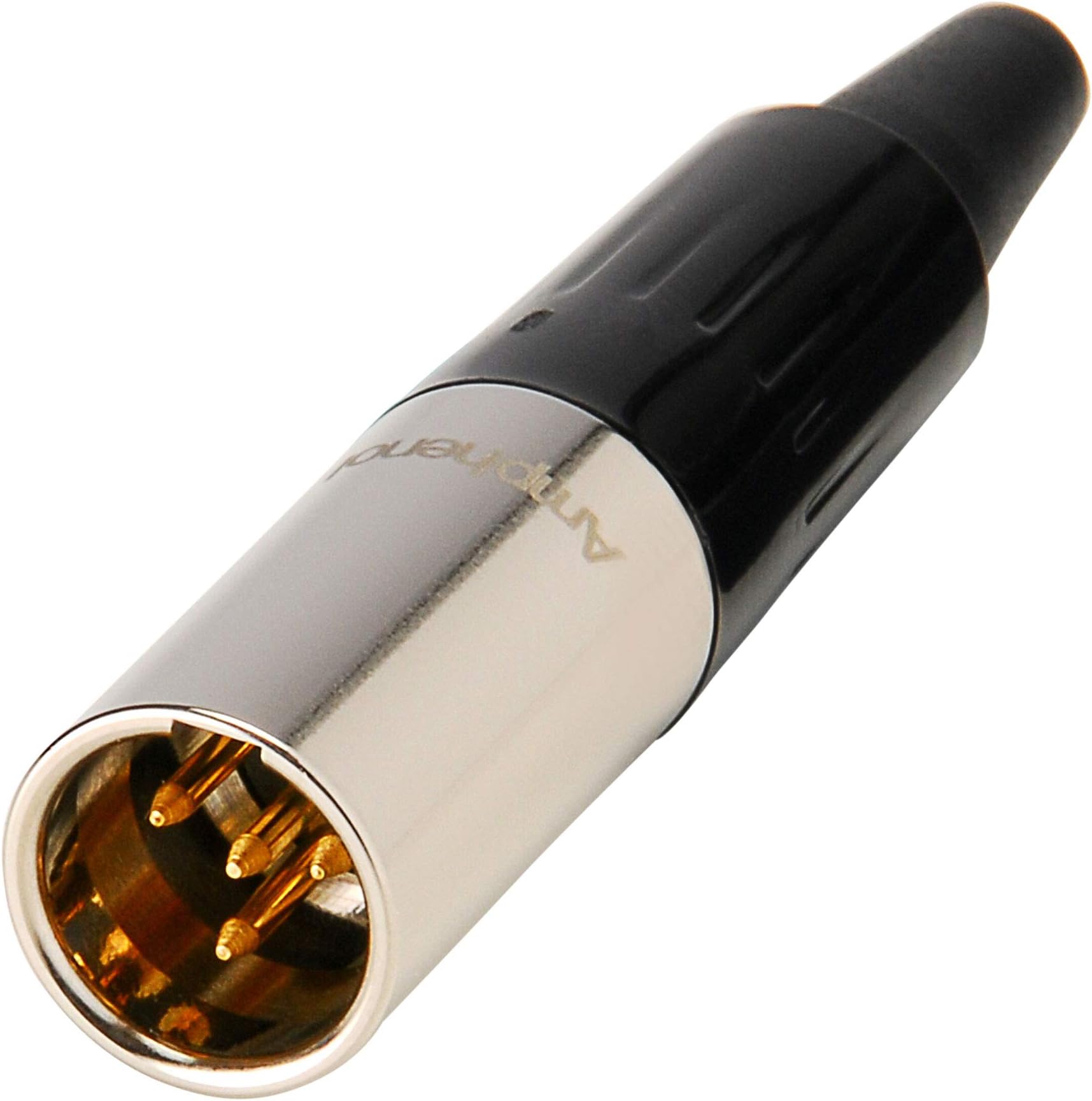 Amphenol AG4M 4-Pin Mini XLR Male Cable Connector