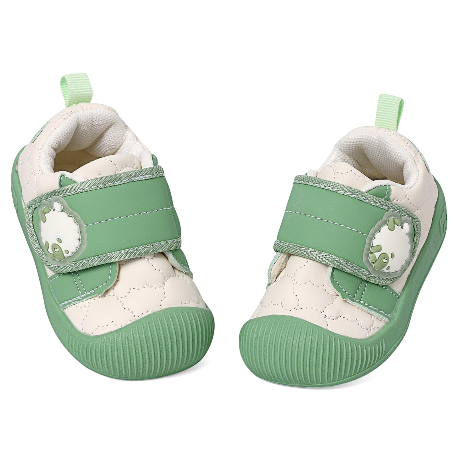 MASOCIO Baby Boy Girl First Walking Shoes Infant Toddler Trainers Rubber Anti-Slip Prewalker Shoes — view 8