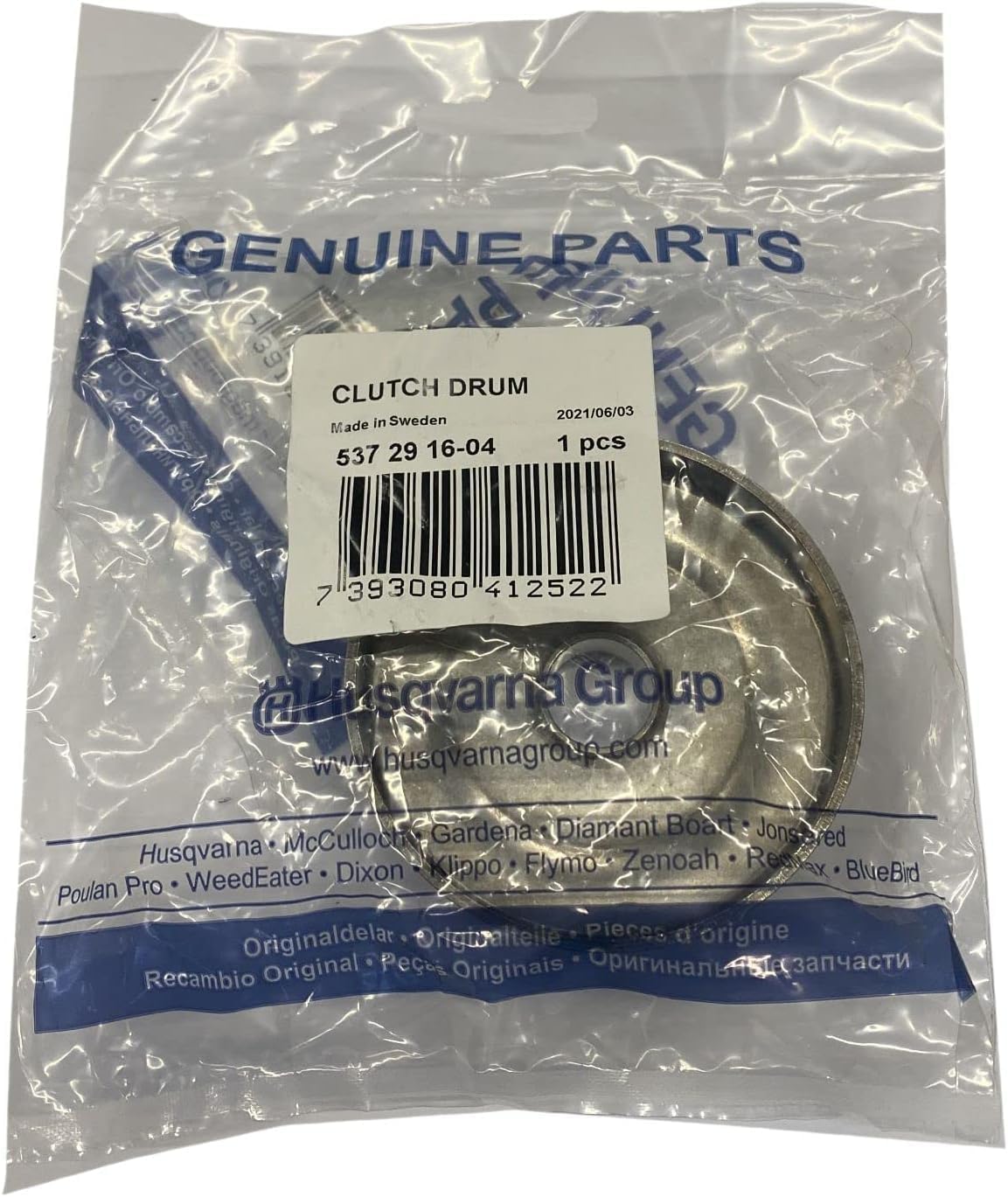Husqvarna 537291604 Clutch Drum