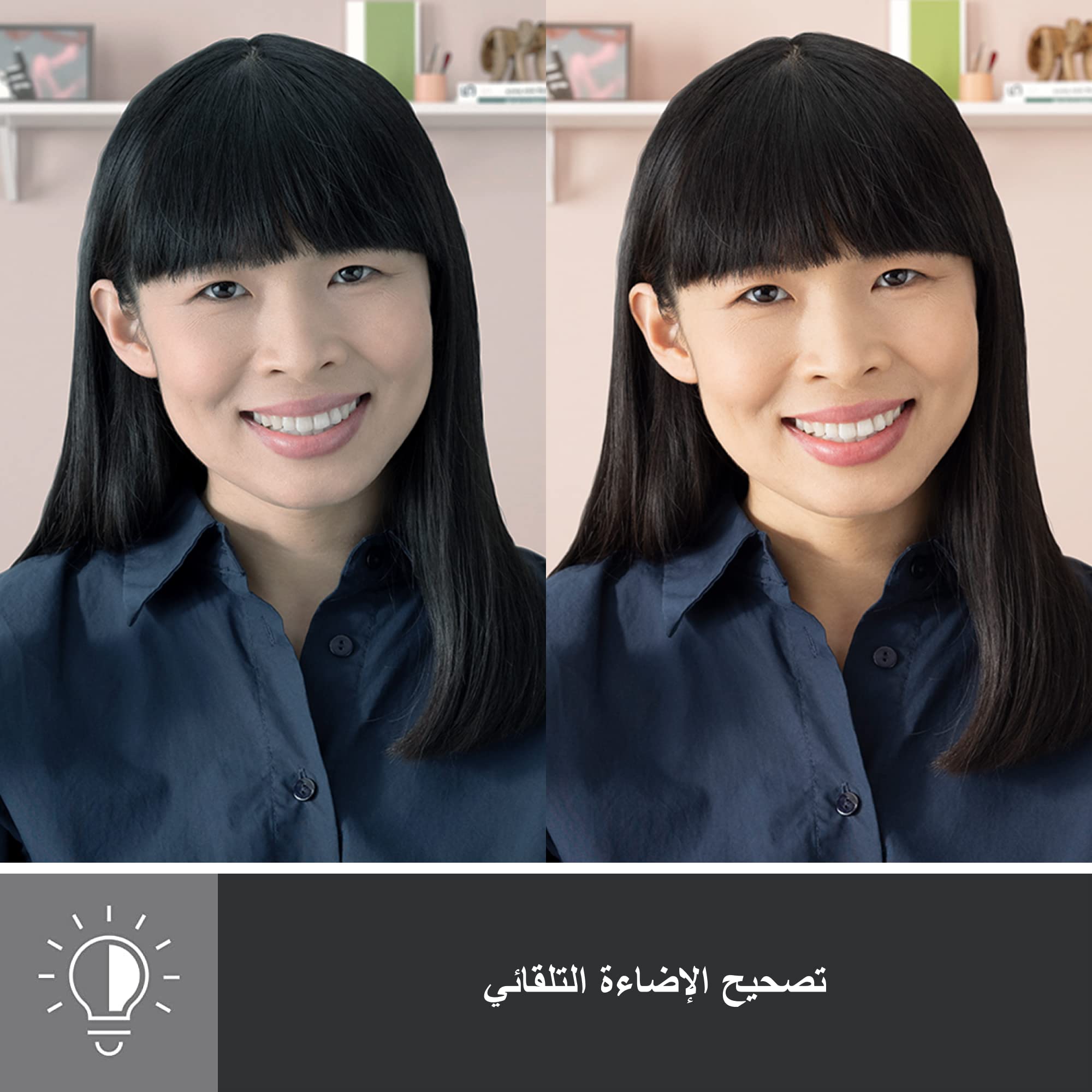 Logitech Brio 300 Webcam Full HD con Otturatore Privacy, Mic con Riduzione del Rumore, USB-C, Streaming, Certificata per Zoom, Microsoft Teams, Google Meet, Correzione Automatica della Luce - Grafite