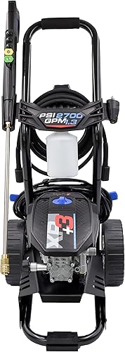 Miniatura 2 de AR Blue Clean Maxx BMXP32700P Lavadora a presión eléctrica, 2700 PSI, 1.3 GPM, accesorios de conexión rápida de 15 amperios, carrito de dos ruedas,