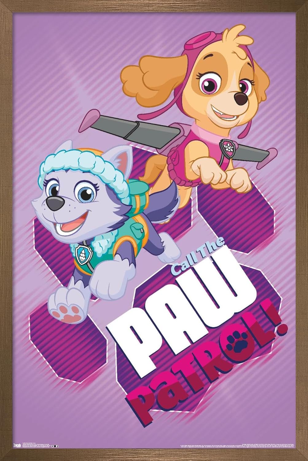 Trends International Nickelodeon Paw Patrol - Call Wall Poster, 22.375" x 34", Premium Unframed Version