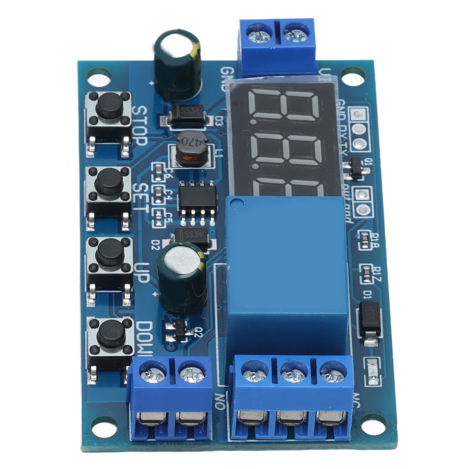 Undervoltage Overvoltage Board, Realtime Monitor, Onekey Emergency Stop, Battery Charging Discharge Module, Builtin Auto Power Off for Home-picture-10