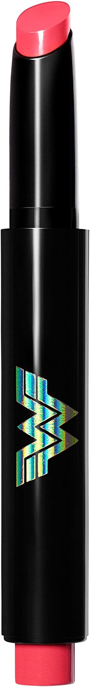 Revlonx WW84 Wonder Woman Kiss Melting Shine Lipstick, Moisturizing Non-Sticky Lipcolor with Coconut Oil and Shea Butter, in Pink, 002 Hot-Spirited