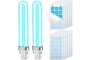 Qualirey 9 Watt UV Replacement Bulb and Sticky Cards Kit