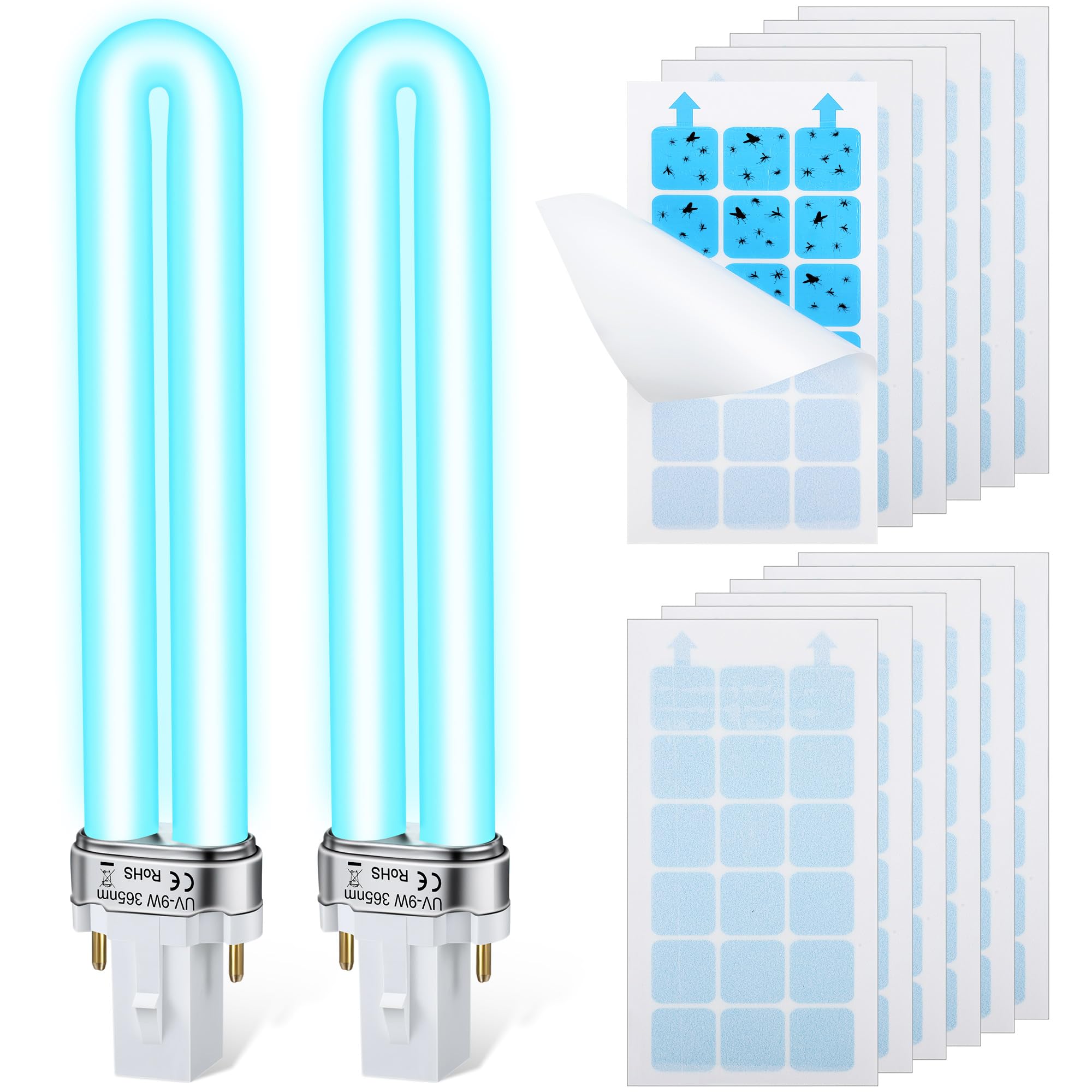 Photo 1 of Qualirey 9W UV Bulb & Sticky Cards Kit