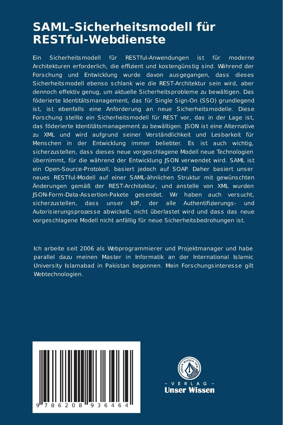 SAML-Sicherheitsmodell für RESTful-Webdienste