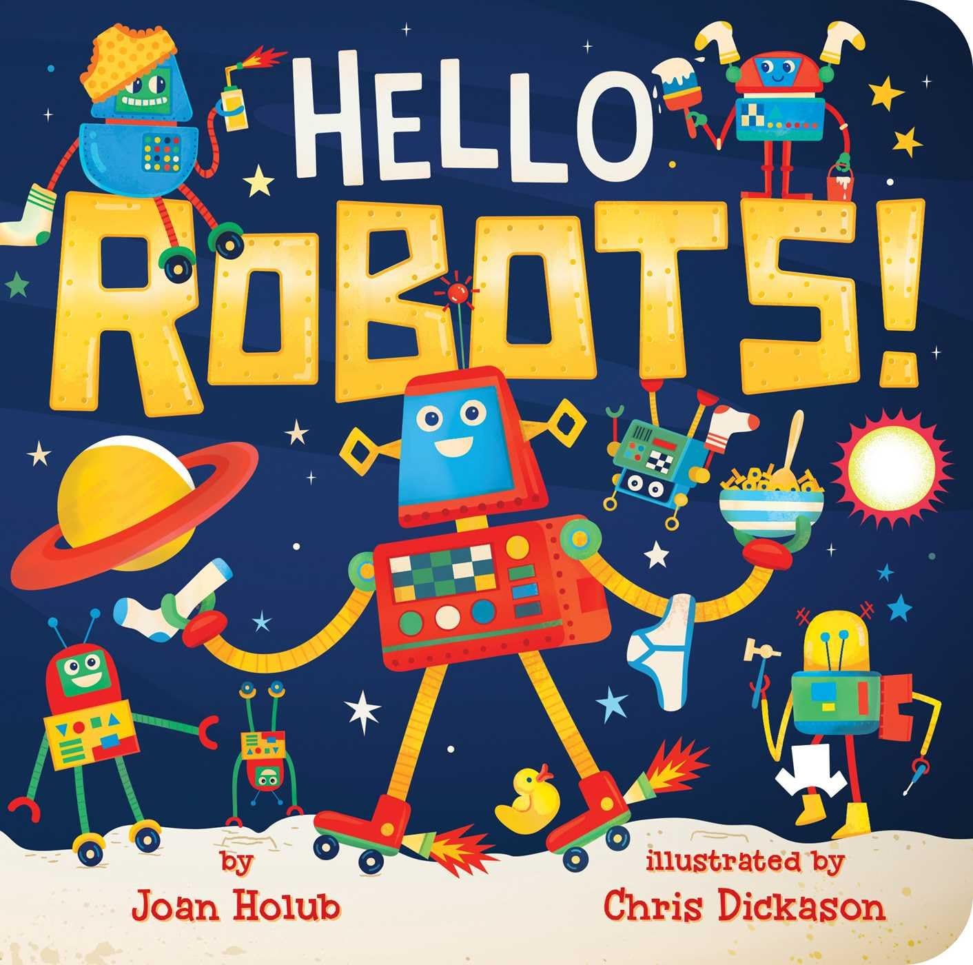 Simon & Schuster Hello Robots! Board book – Illustrated, 22 January 2019