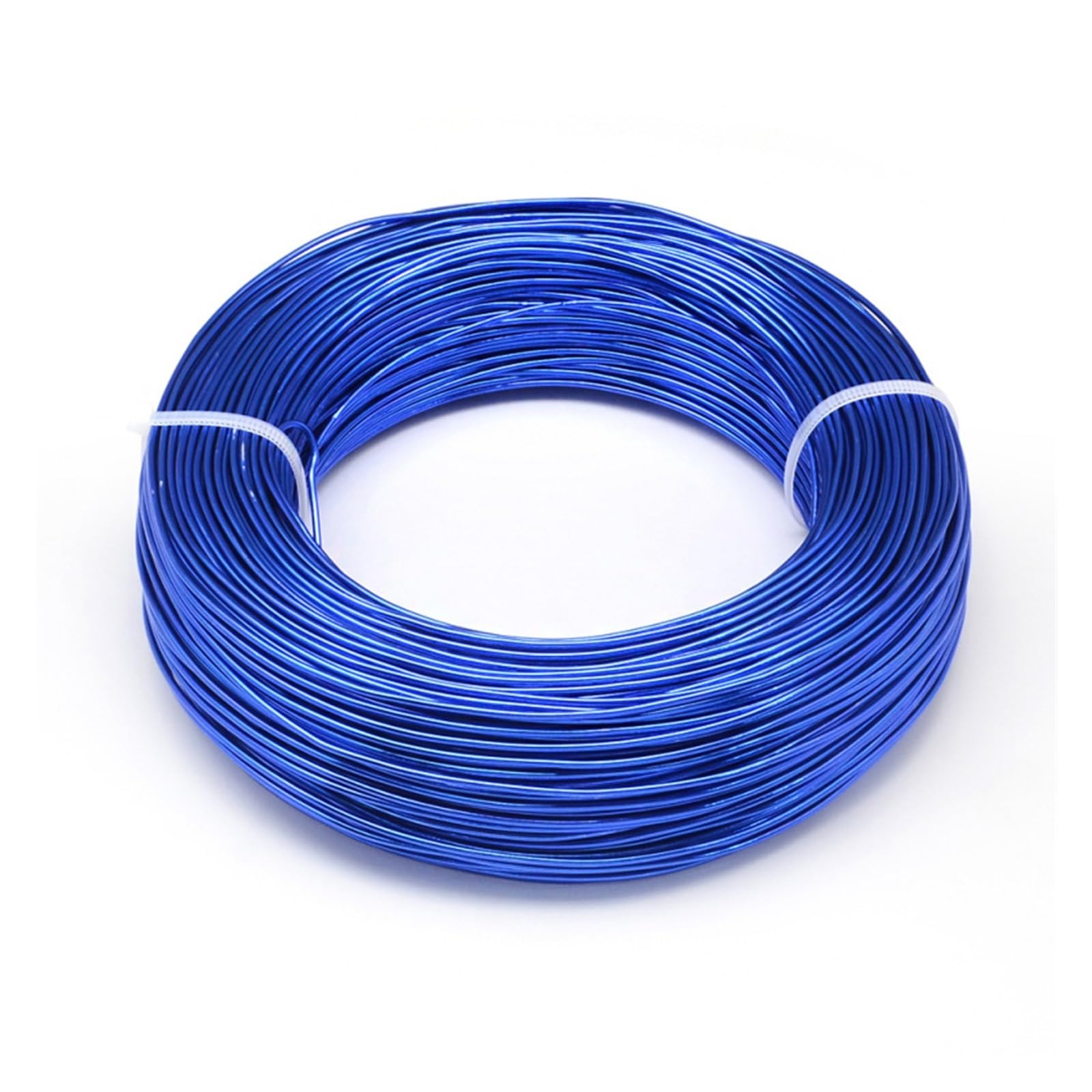 Rzeźbienie w aluminium Metal Drut rzemieślniczy, Drut aluminiowy 500g 0,8-4mm wielokolorowy do samodzielnego wyrobu biżuterii(Royalblue,3.5mm)