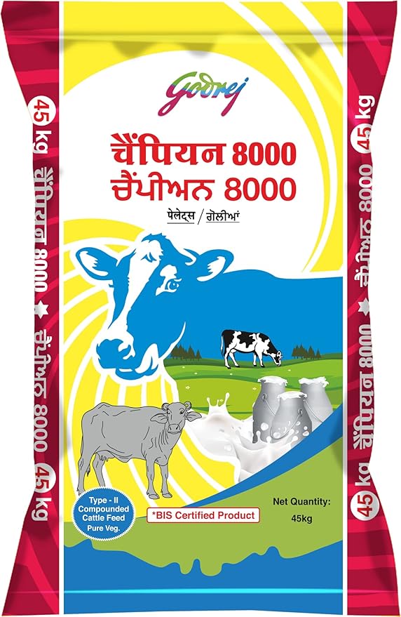 Godrej Champion 8000 Cattle Feed 45 kg Amazon.in Pet Supplies