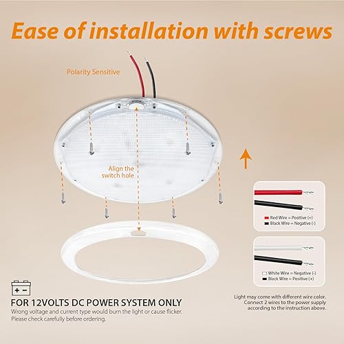 Miniatura 6 de Lámpara de techo Dream Lighting, de luz LED, ópalo, 8.5 pulgada