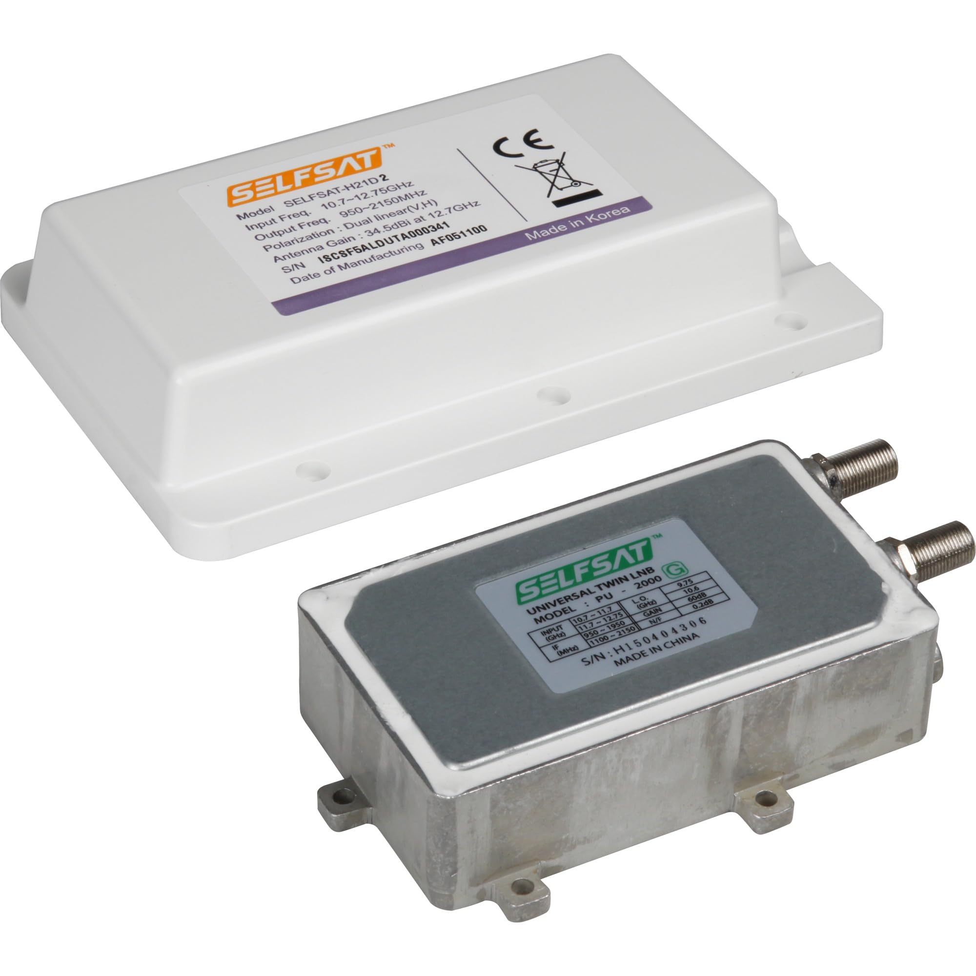 Selfsat LDU2 twin LNB for H21 antenna