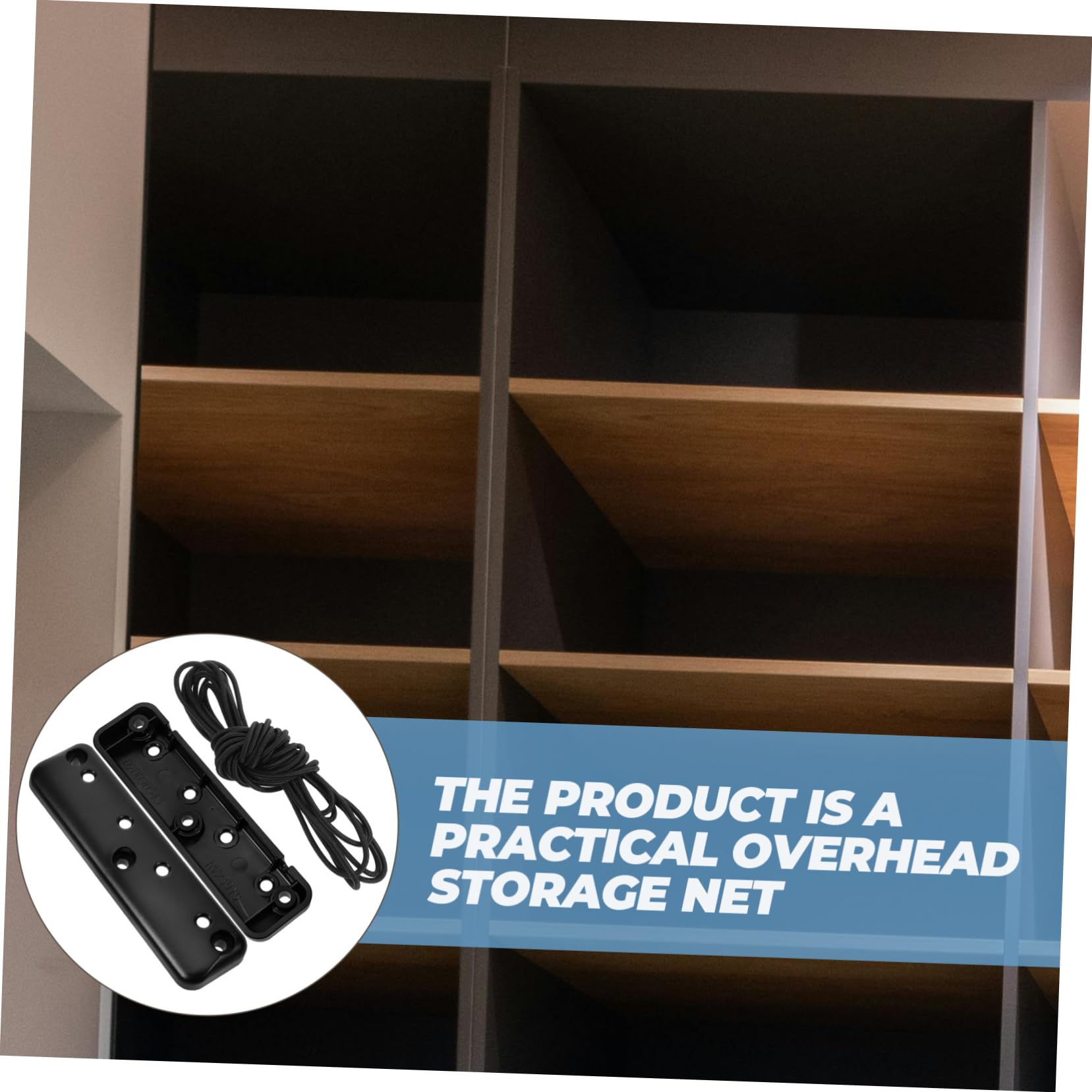 5piezas Carga para Maletero De Coche Organizador De Almacenamiento para Furgonetas y SUV Malla Anticaída para Gabinetes De RV Material Resistente Diseño Versátil y Duradero