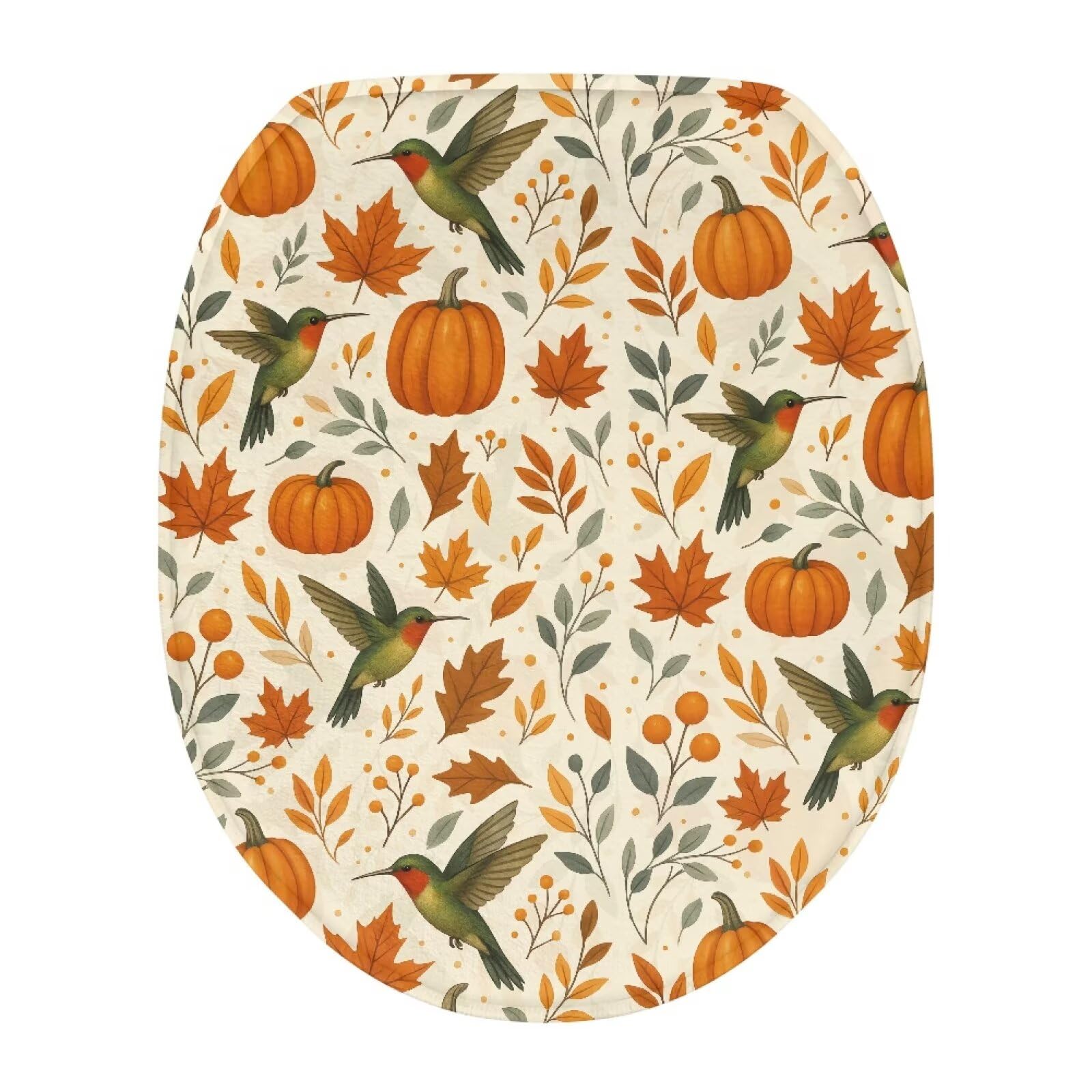 COEQINE Gothic Toilet Lid Cover Soft Non-Slip Comfortable Bathroom