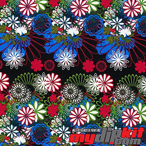 Hydrographic Film - Water Transfer Printing - Hydro Dipping - Fun Flower-949-A