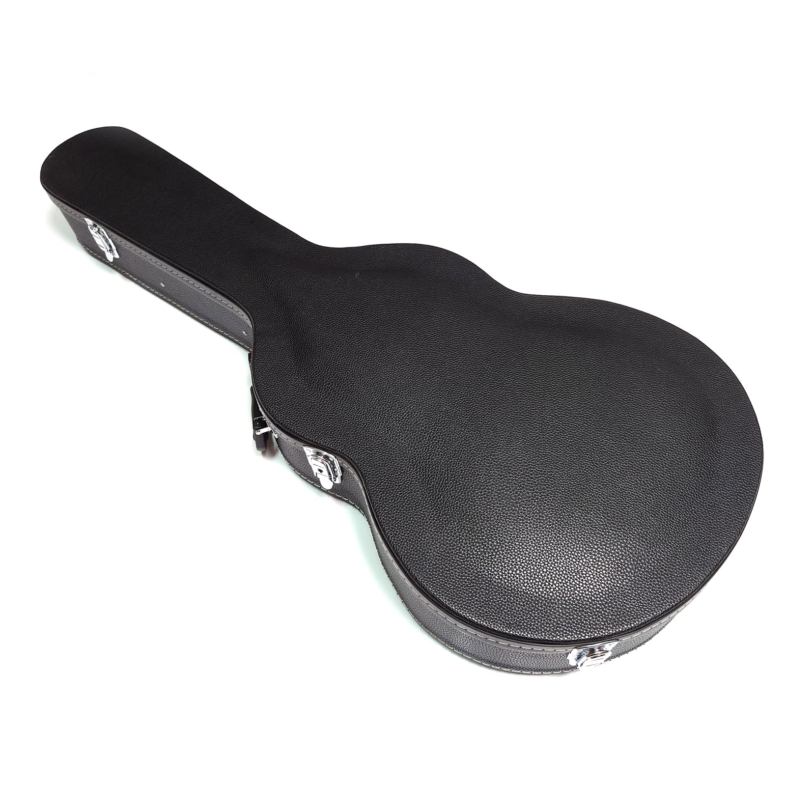 Custodia per chitarra elettrica premium per Gibson Les Paul, custodia rigida con interno in peluche, impermeabile, scomparto portaoggetti (D-nero), D-nero, D-nero